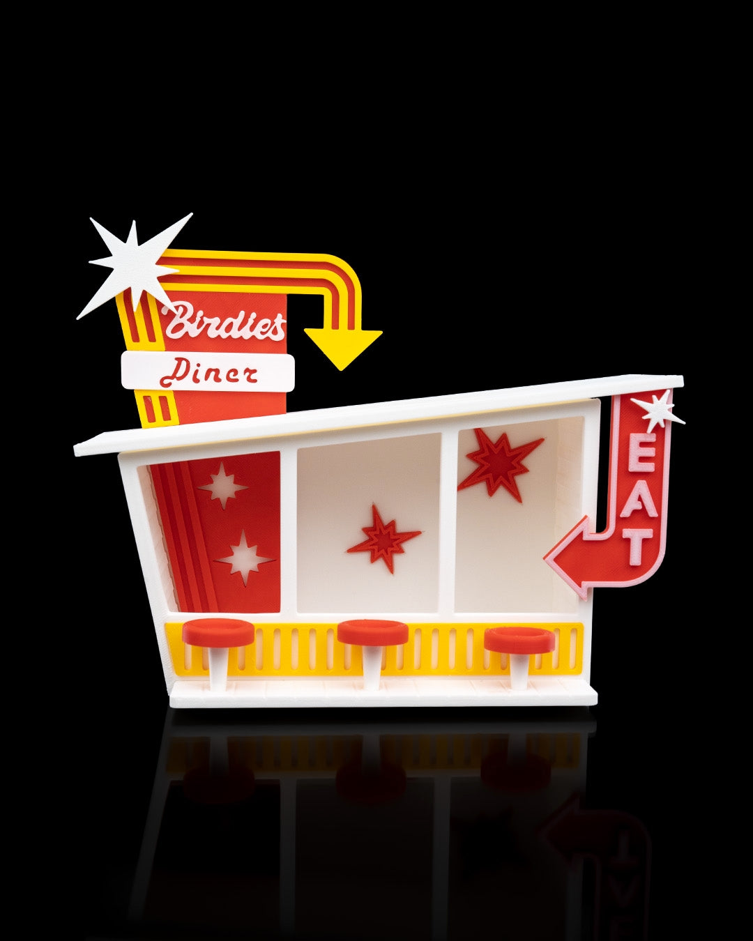 π¦ Birdie's Diner 3D-Printed Bird Feeder β Fun, Unique Design for Backyard Birds β Easy to Hang & Fill! πΏ