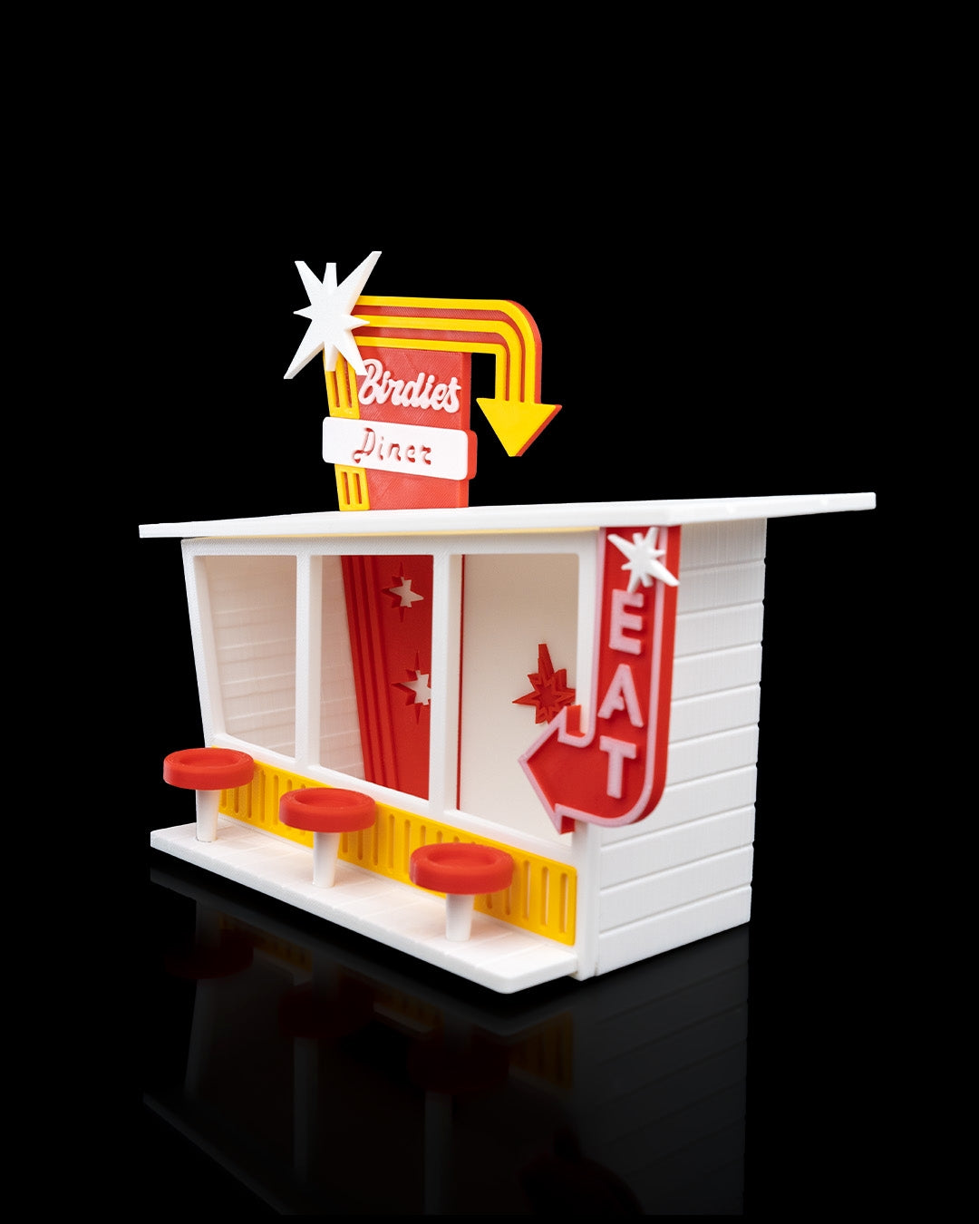 π¦ Birdie's Diner 3D-Printed Bird Feeder β Fun, Unique Design for Backyard Birds β Easy to Hang & Fill! πΏ