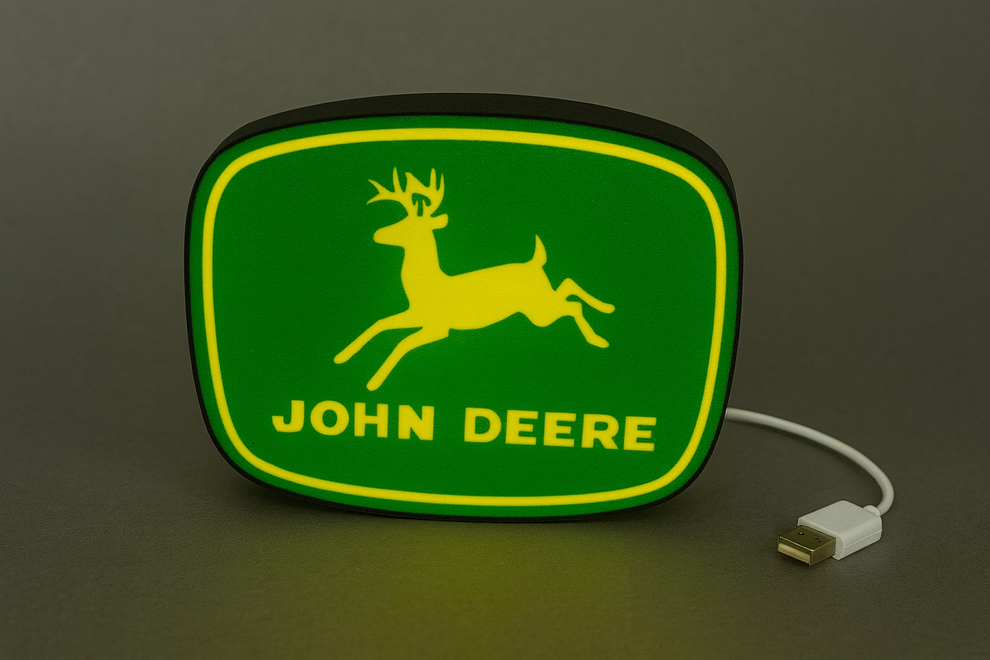 4 Lighted Farm Equipment Advertising Signs – Collectable - John Deere - Oliver Tractor - Minneapolis Moline - International Harvester