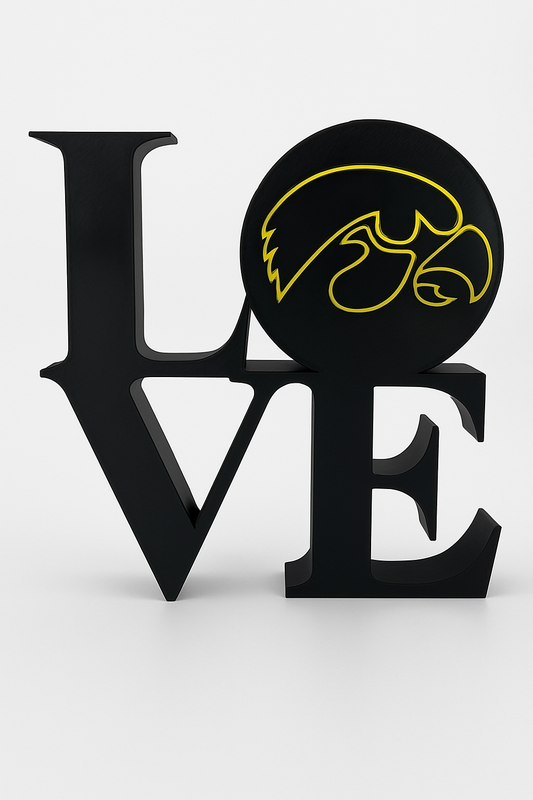 ❤️ University of Iowa "LOVE" Sign❤️