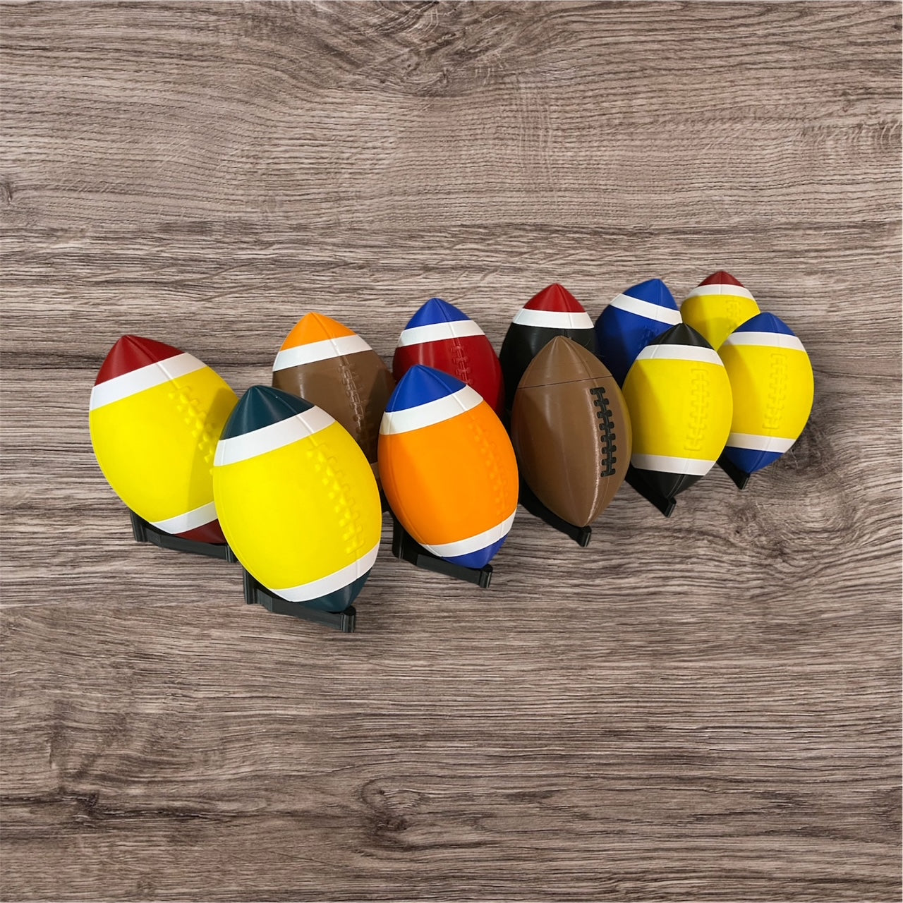 3D-Printed Football with Articulated Dragon Inside – A Unique Tribute to Your Team  - Use as a fund raiser for school - Collect them all - Stress relief - ADHD - MADE IN THE USA