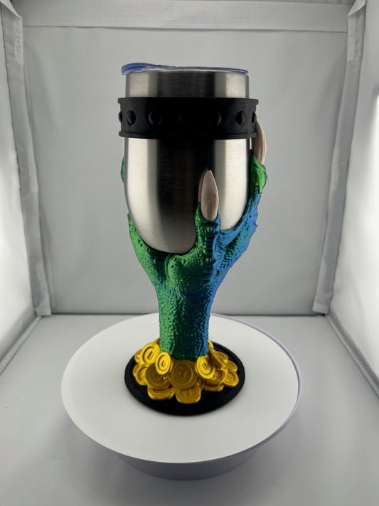 π The Dragon Hand Goblet β 12oz Stainless Steel Insert β Fit for Knights that slay dragons β Keeps Drinks Cold! βοΈπ°