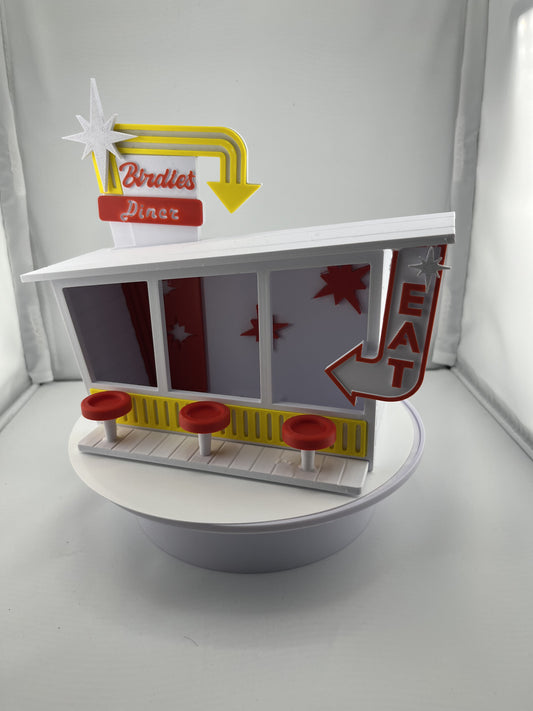 π¦ Birdie's Diner 3D-Printed Bird Feeder β Fun, Unique Design for Backyard Birds β Easy to Hang & Fill! πΏ