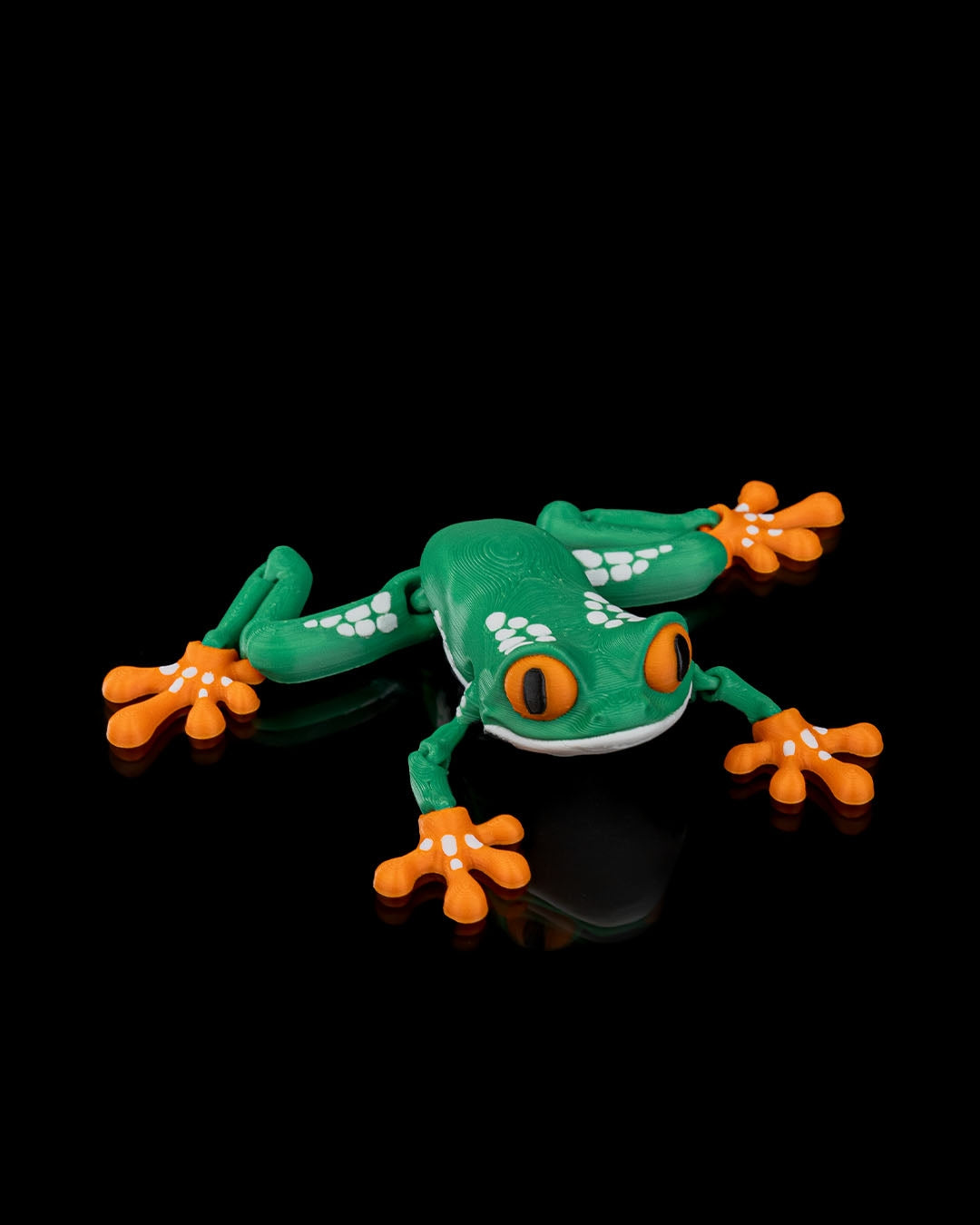 Reed the Red-Eyed Tree Frog – Articulated 3D Printed Display Figure