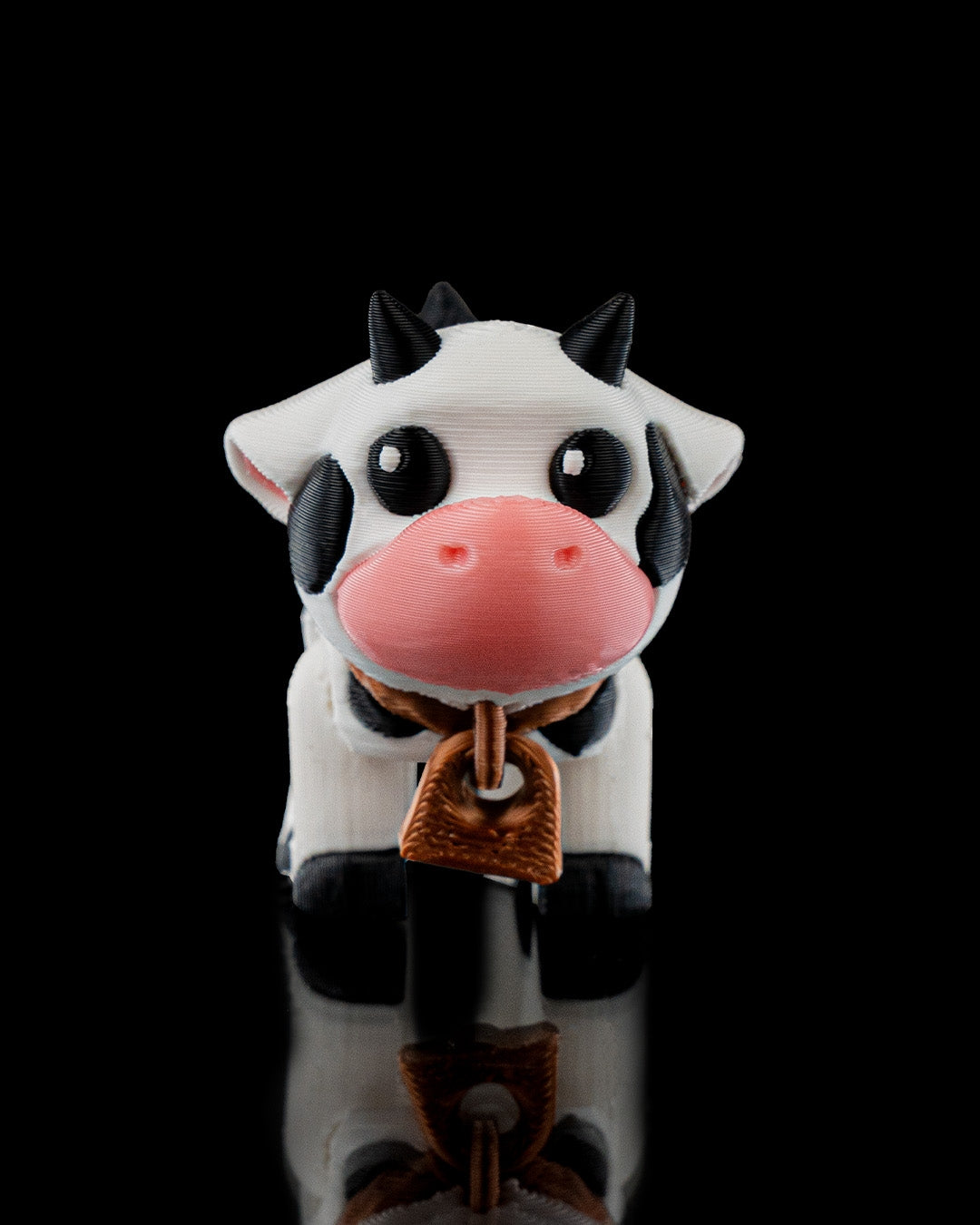 Daisy the Cow Keychain – 3D Printed Articulated Accessory