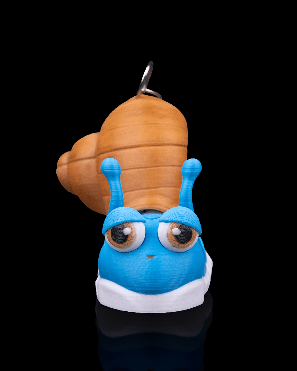 Abigail the Snail 3D Printed Keychain