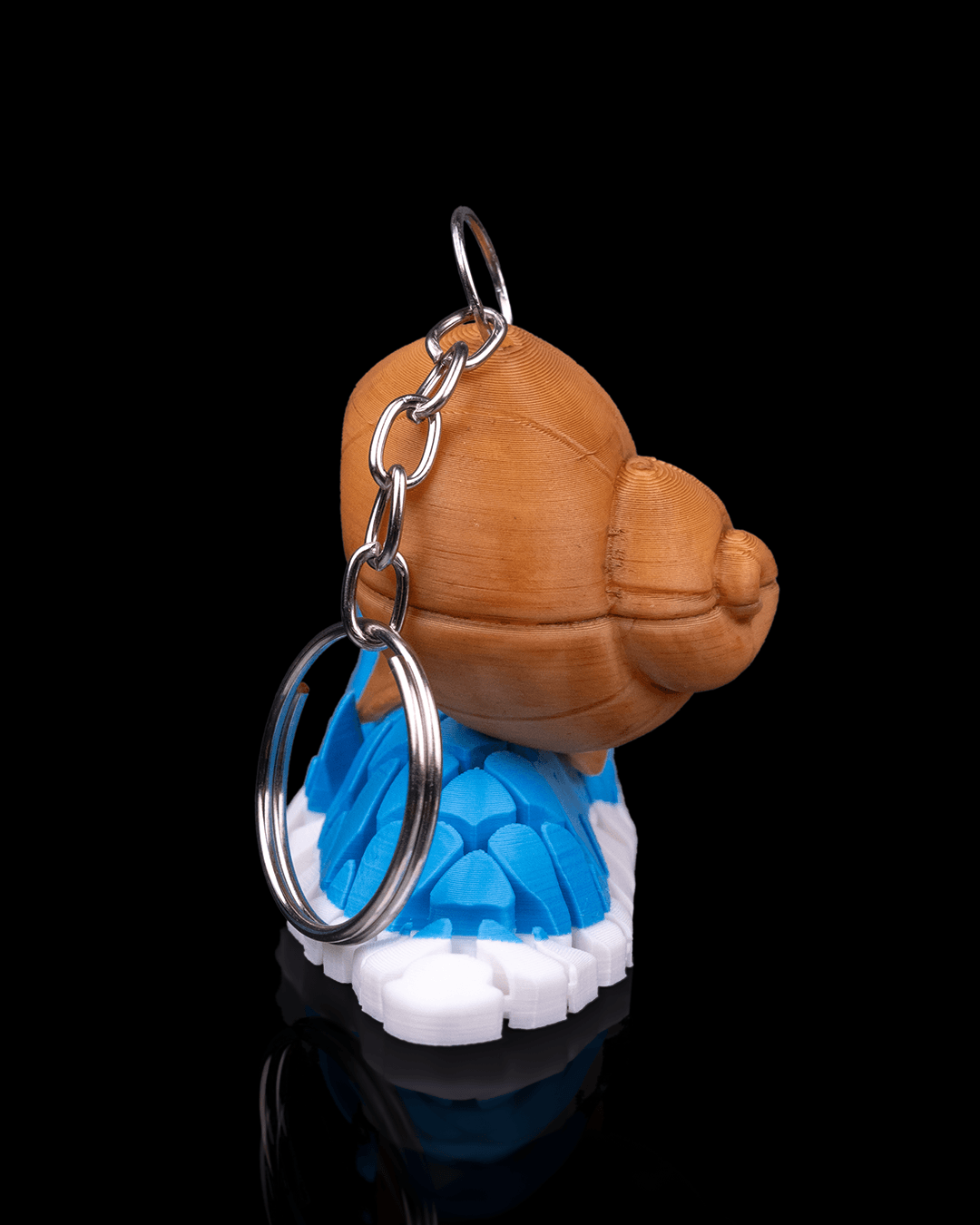Abigail the Snail 3D Printed Keychain