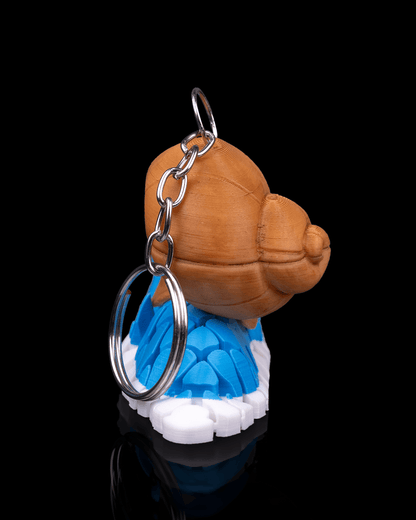 Abigail the Snail 3D Printed Keychain