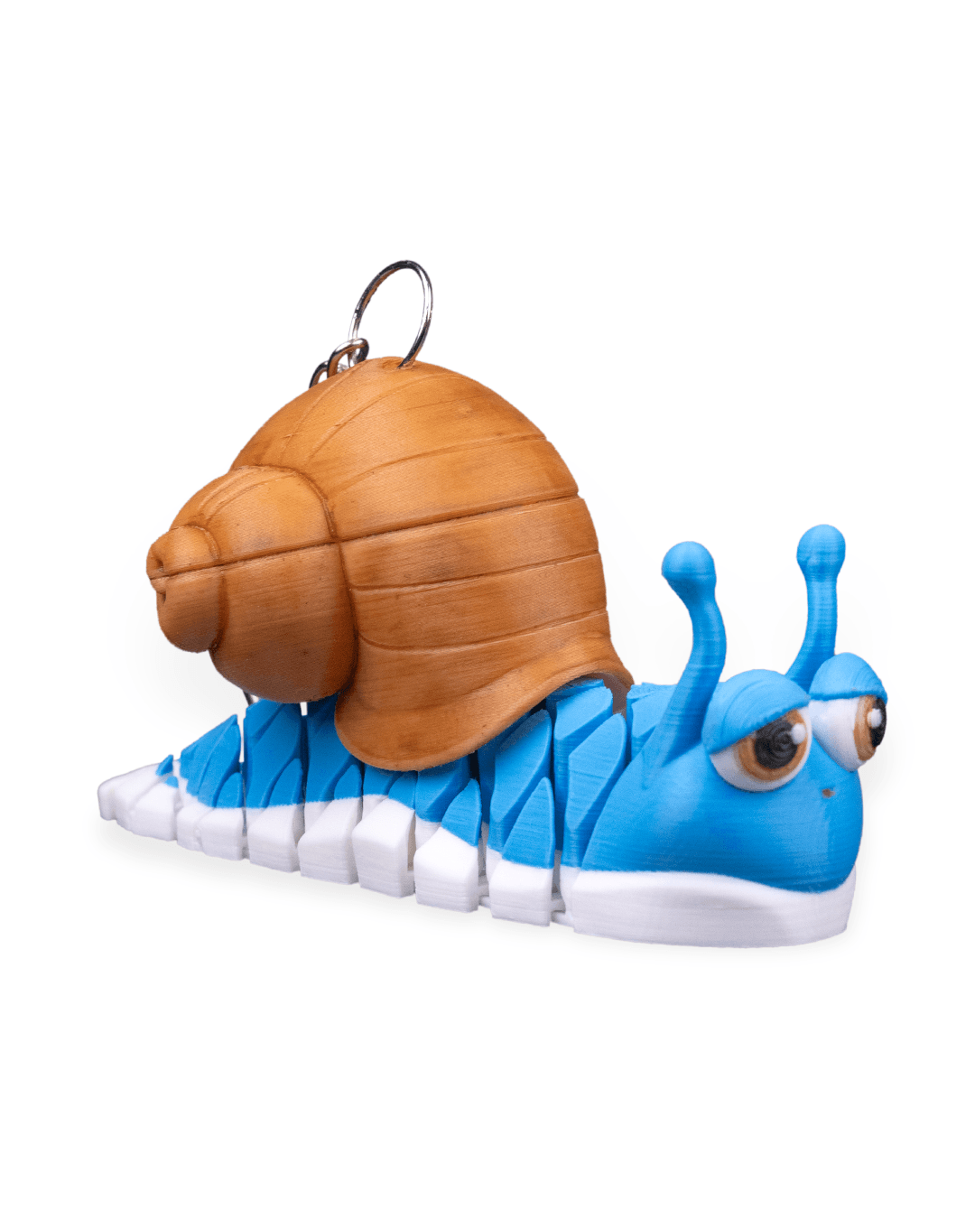 Abigail the Snail 3D Printed Keychain
