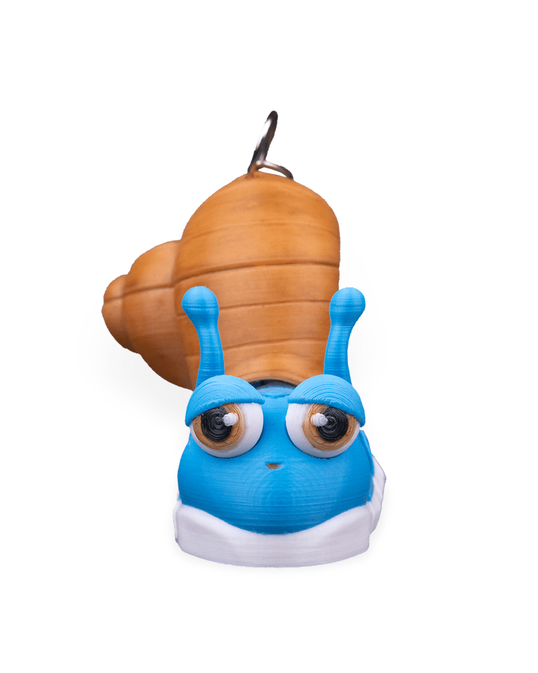 Abigail the Snail 3D Printed Keychain
