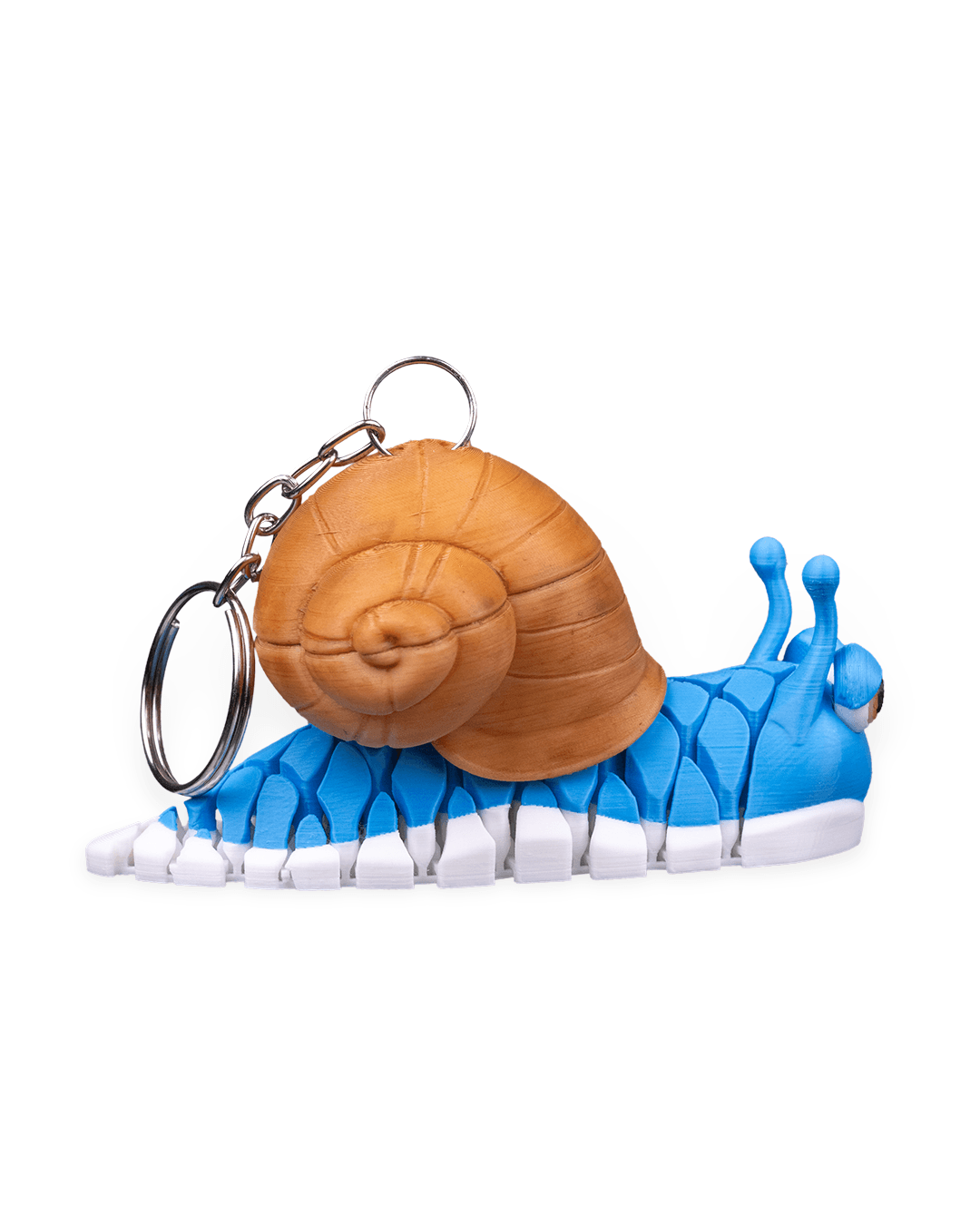 Abigail the Snail 3D Printed Keychain