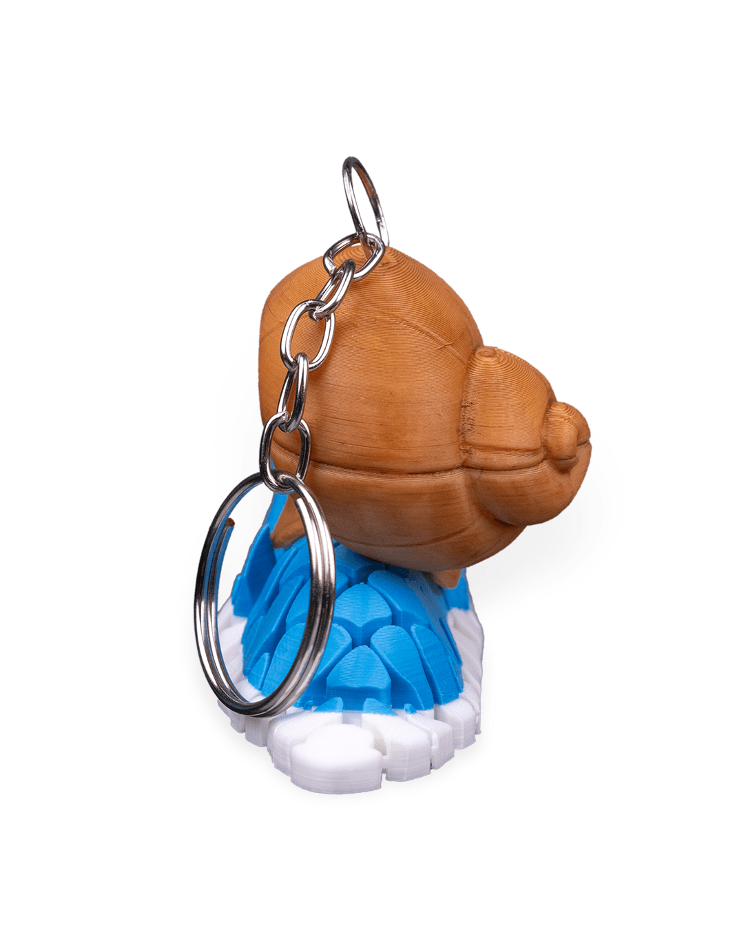 Abigail the Snail 3D Printed Keychain