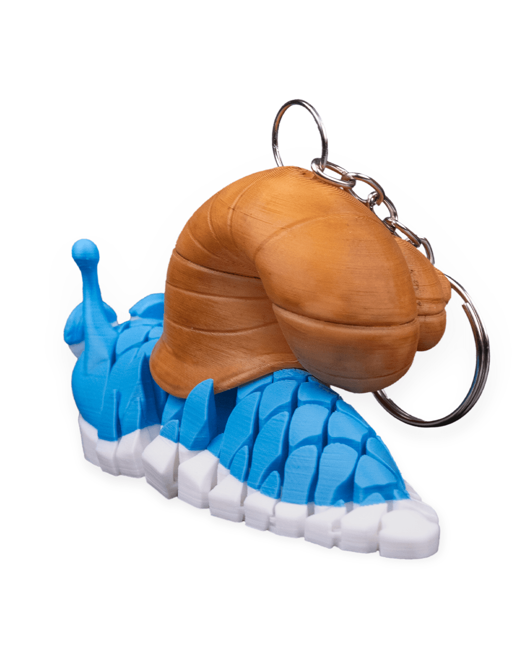 Abigail the Snail 3D Printed Keychain