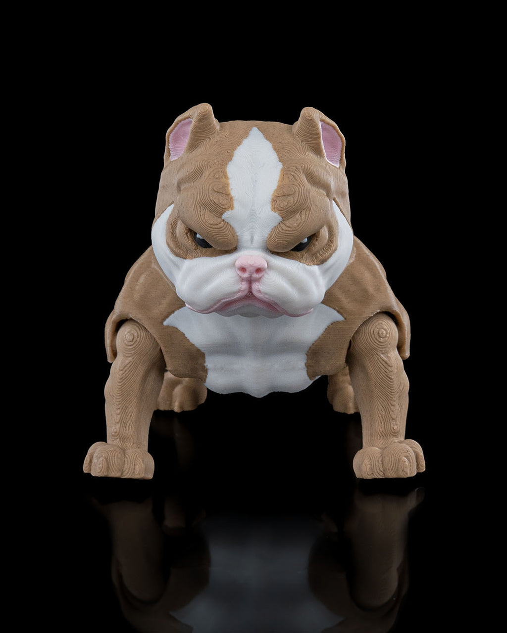 American Bull Dog (Bully) 3D Printed Keychain