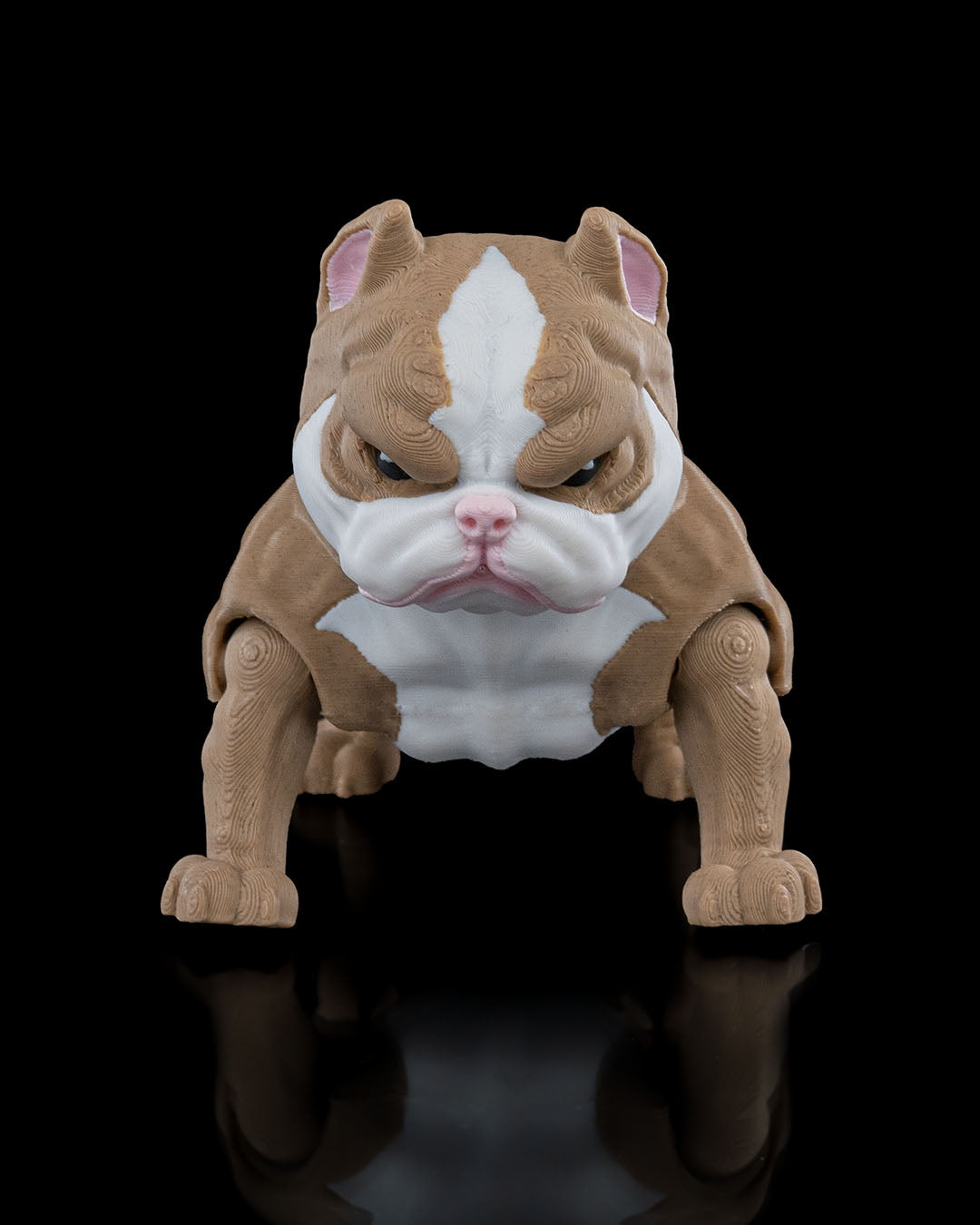 American Bull Dog (Bully) 3D Printed Keychain