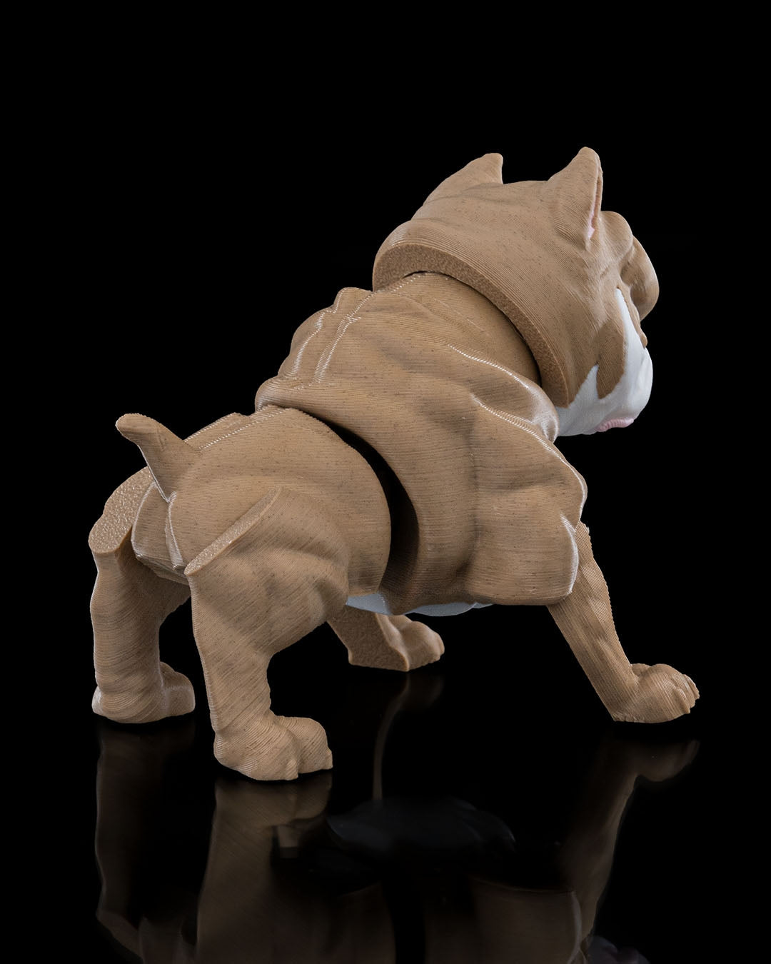 American Bull Dog (Bully) 3D Printed Keychain