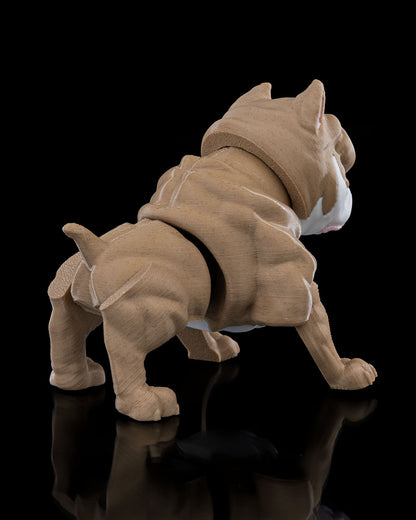 American Bully 3D Printed Keychain