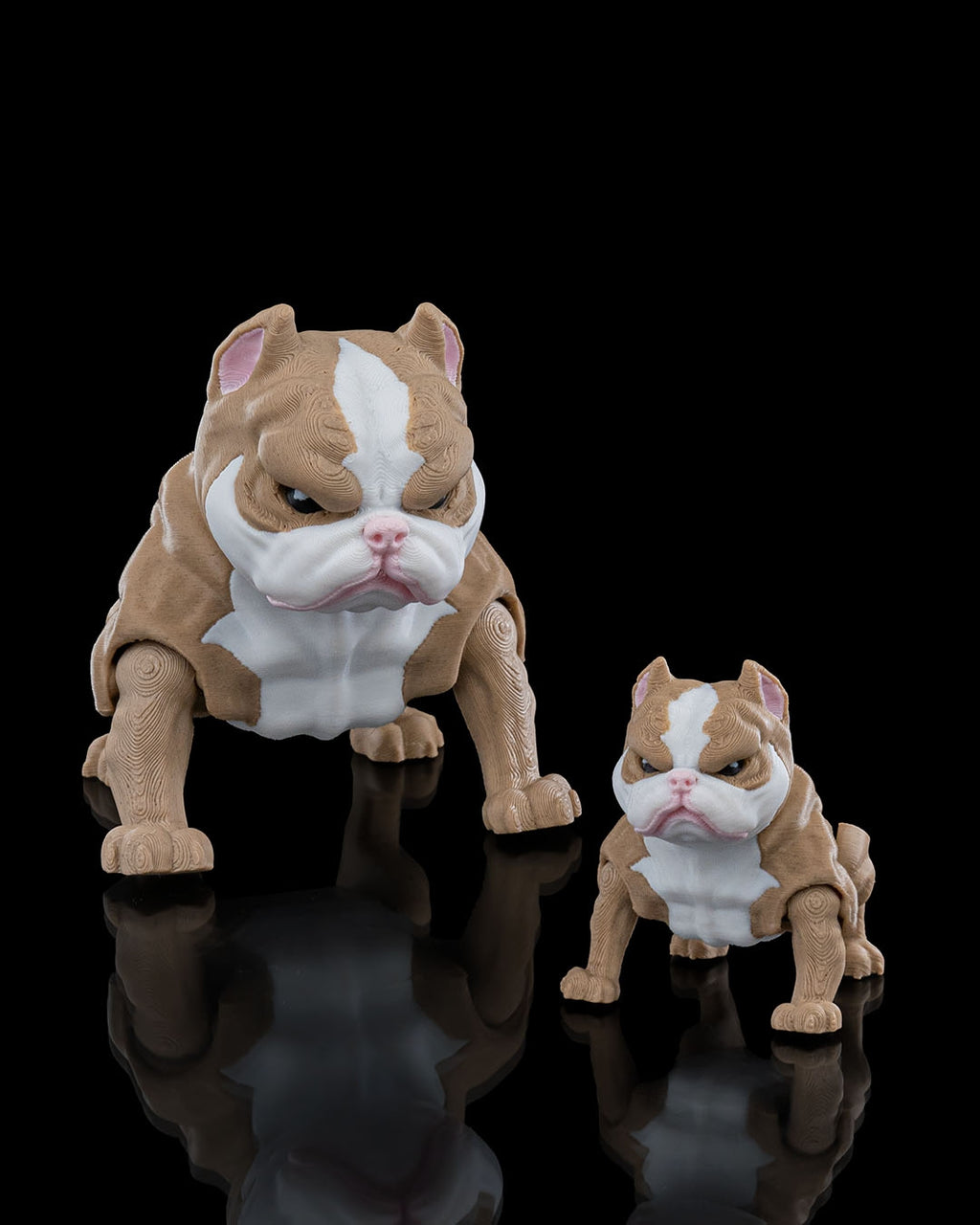 American Bull Dog (Bully) 3D Printed Keychain