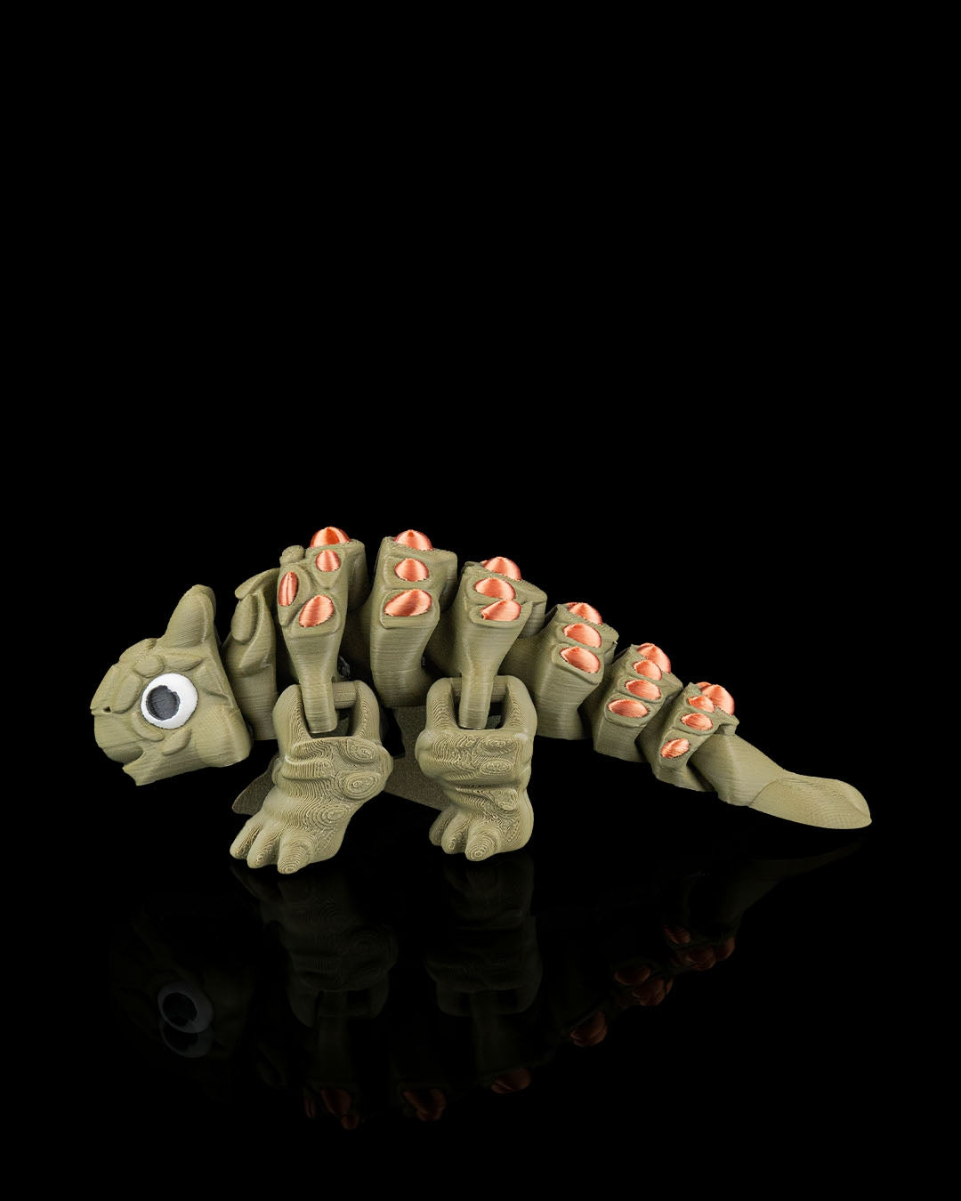 Ankylosaurus Flexi Dinosaur – Articulated 3D Printed Display Figure