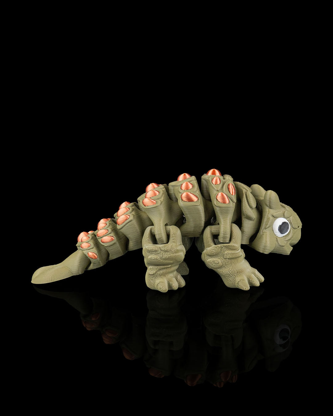 Ankylosaurus Flexi Dinosaur – Articulated 3D Printed Display Figure