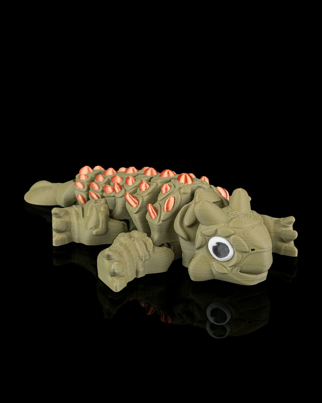 Ankylosaurus Flexi Dinosaur – Articulated 3D Printed Display Figure