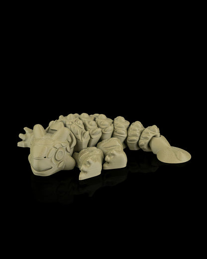 Ankylosaurus Flexi Dinosaur – Articulated 3D Printed Display Figure