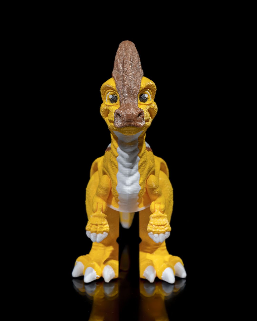 Articulated Parasaurolophus – 3D Printed Display Figure