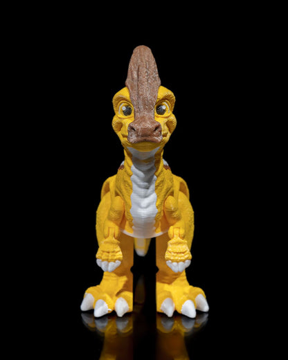 Articulated Parasaurolophus – 3D Printed Display Figure