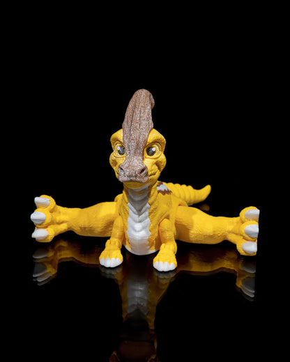 Articulated Parasaurolophus – 3D Printed Display Figure