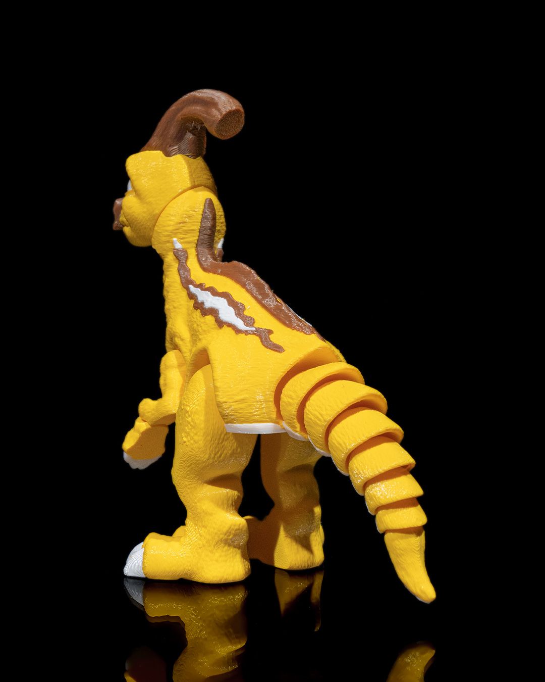 Articulated Parasaurolophus – 3D Printed Display Figure