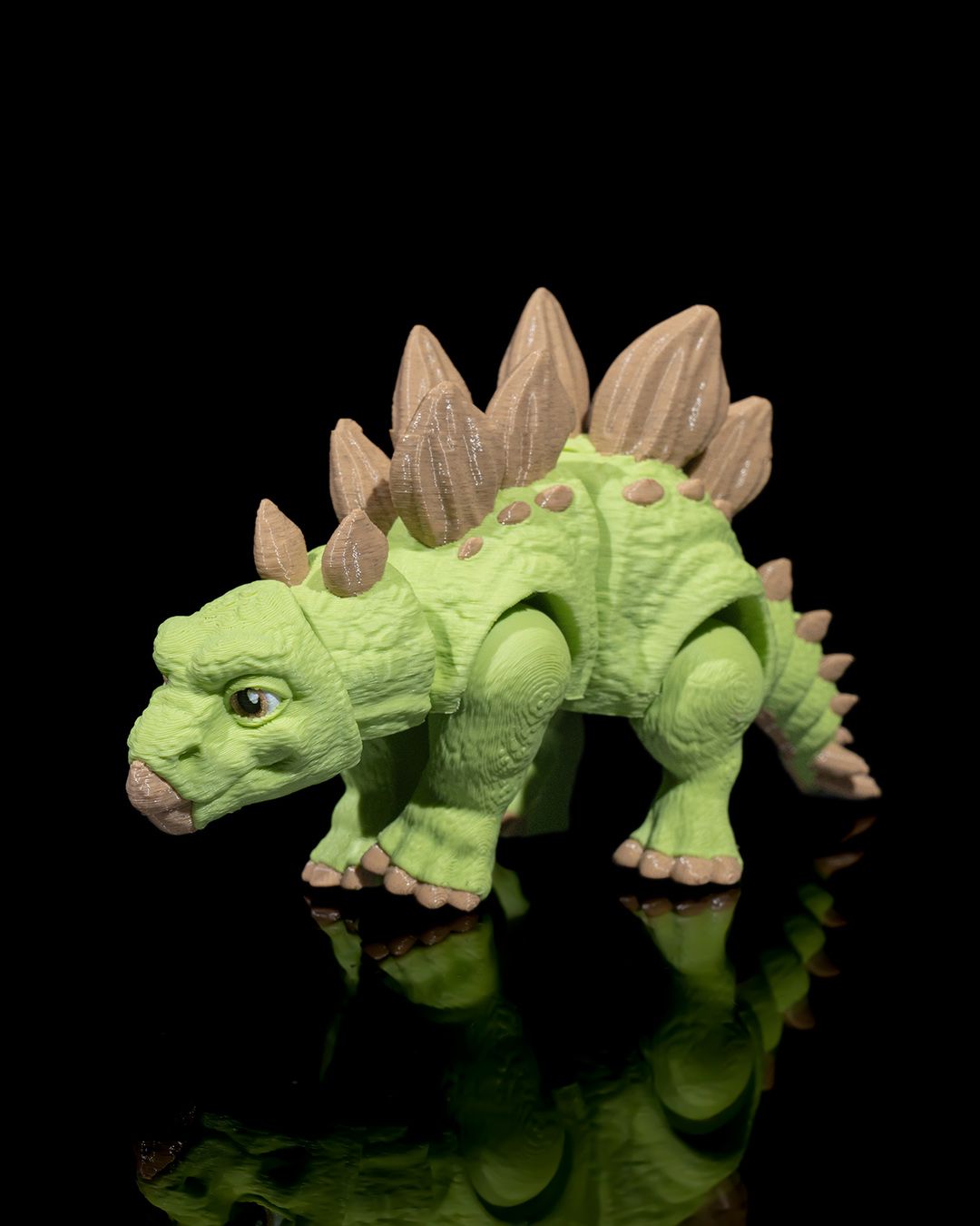 Articulated Stegosaurus – 3D Printed Display Figure