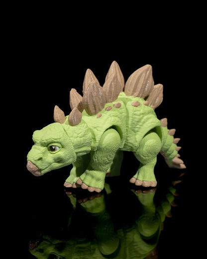Articulated Stegosaurus – 3D Printed Display Figure