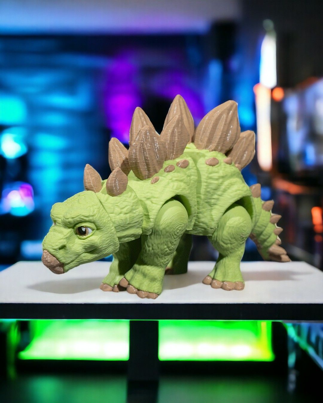 Articulated Stegosaurus – 3D Printed Display Figure