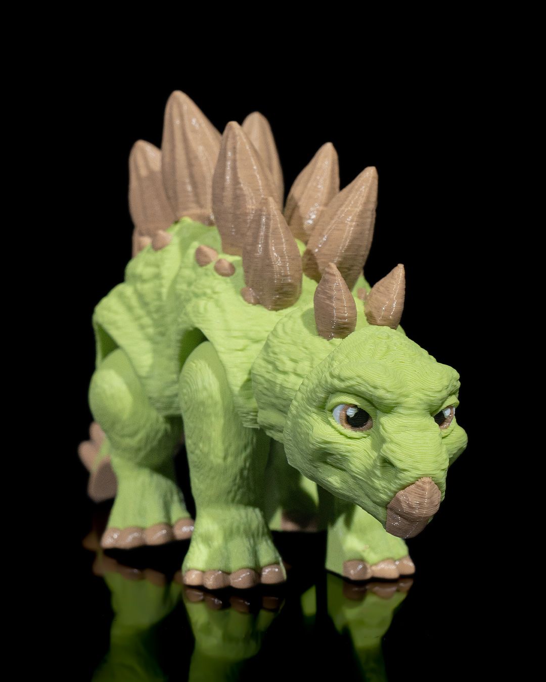 Articulated Stegosaurus – 3D Printed Display Figure