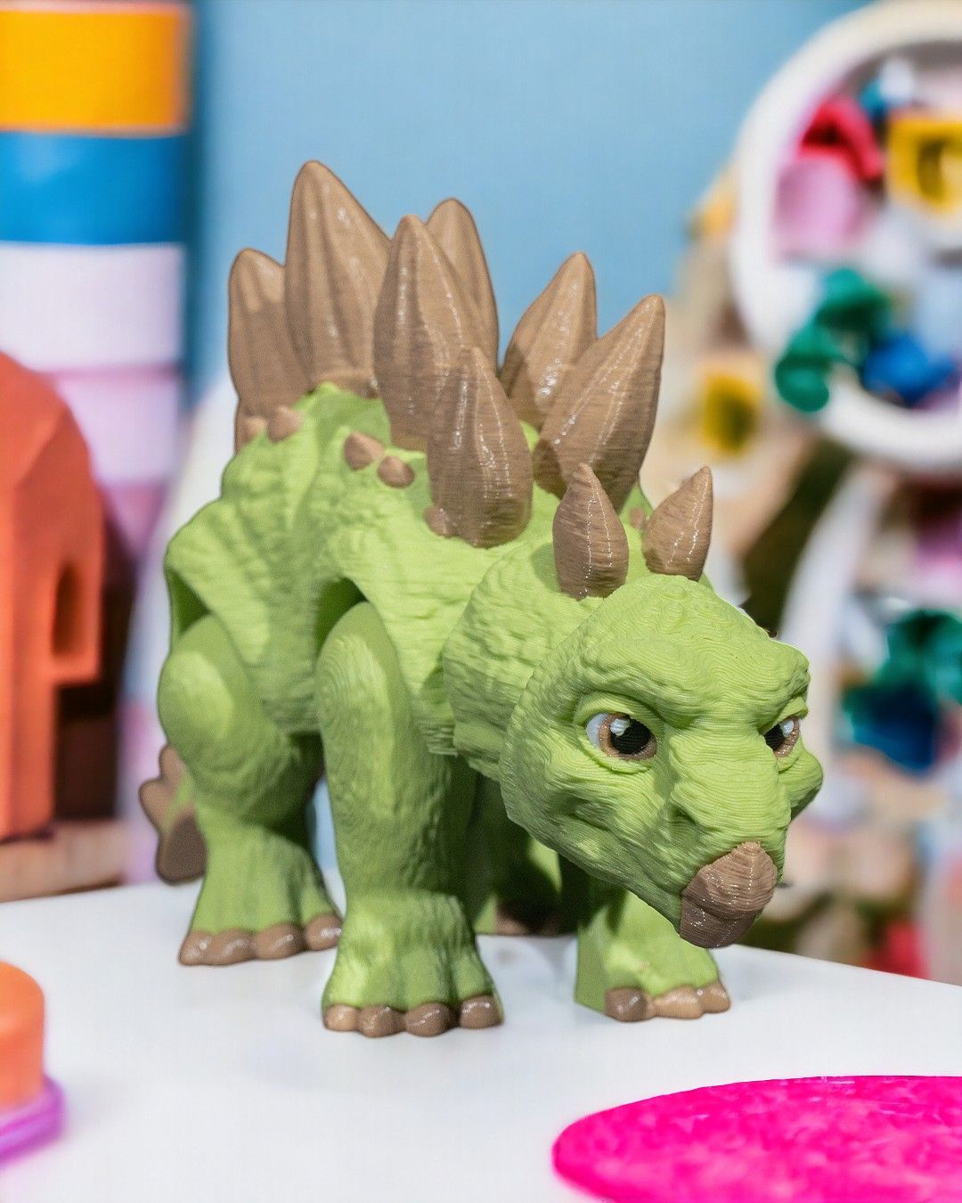 Articulated Stegosaurus – 3D Printed Display Figure