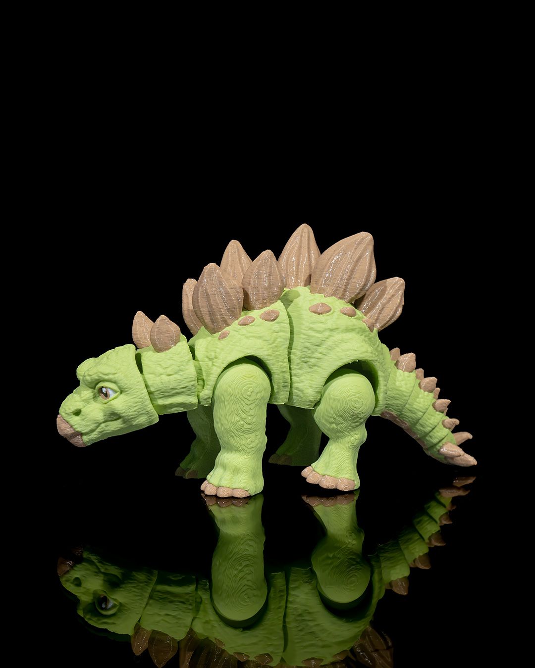 Articulated Stegosaurus – 3D Printed Display Figure