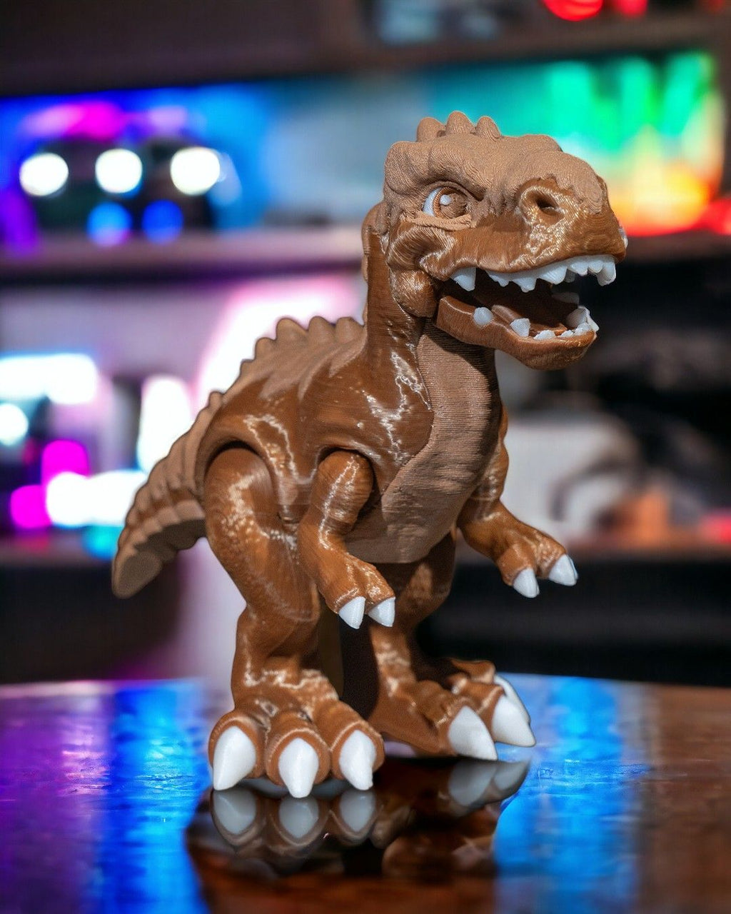 Articulated T-Rex – 3D Printed Display Figure
