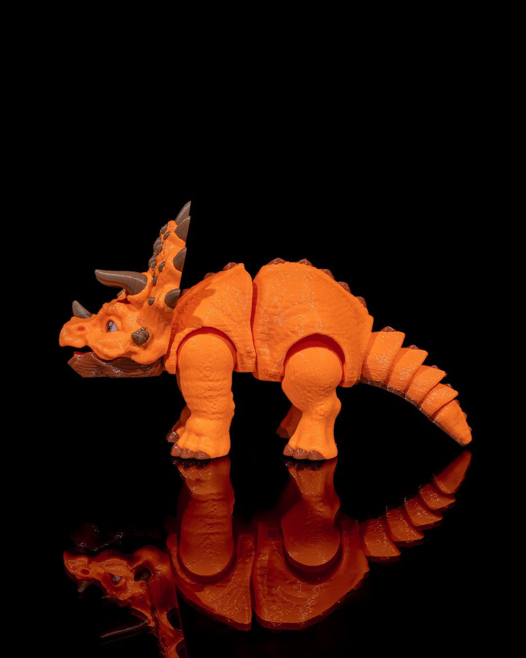 Articulated Triceratops – 3D Printed Display Figure