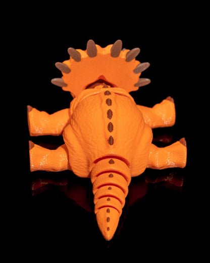 Articulated Triceratops – 3D Printed Display Figure