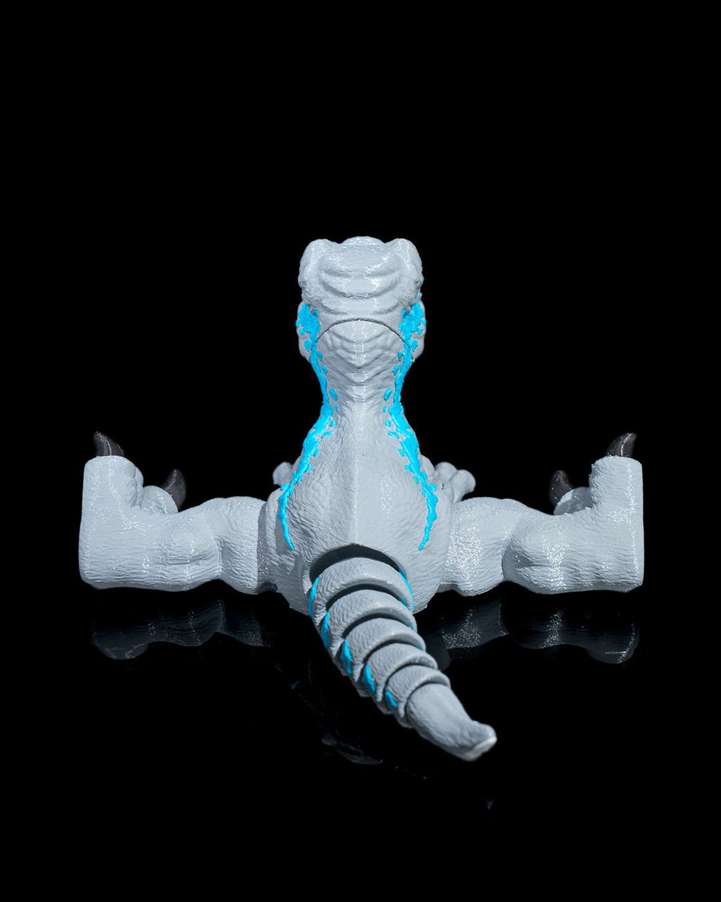 Articulated Velociraptor – 3D Printed Display Figure