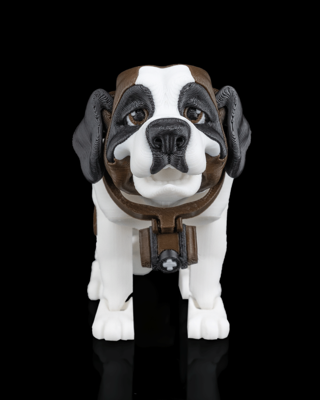 Bernie the St. Bernard – Articulated 3D Printed Display Figure
