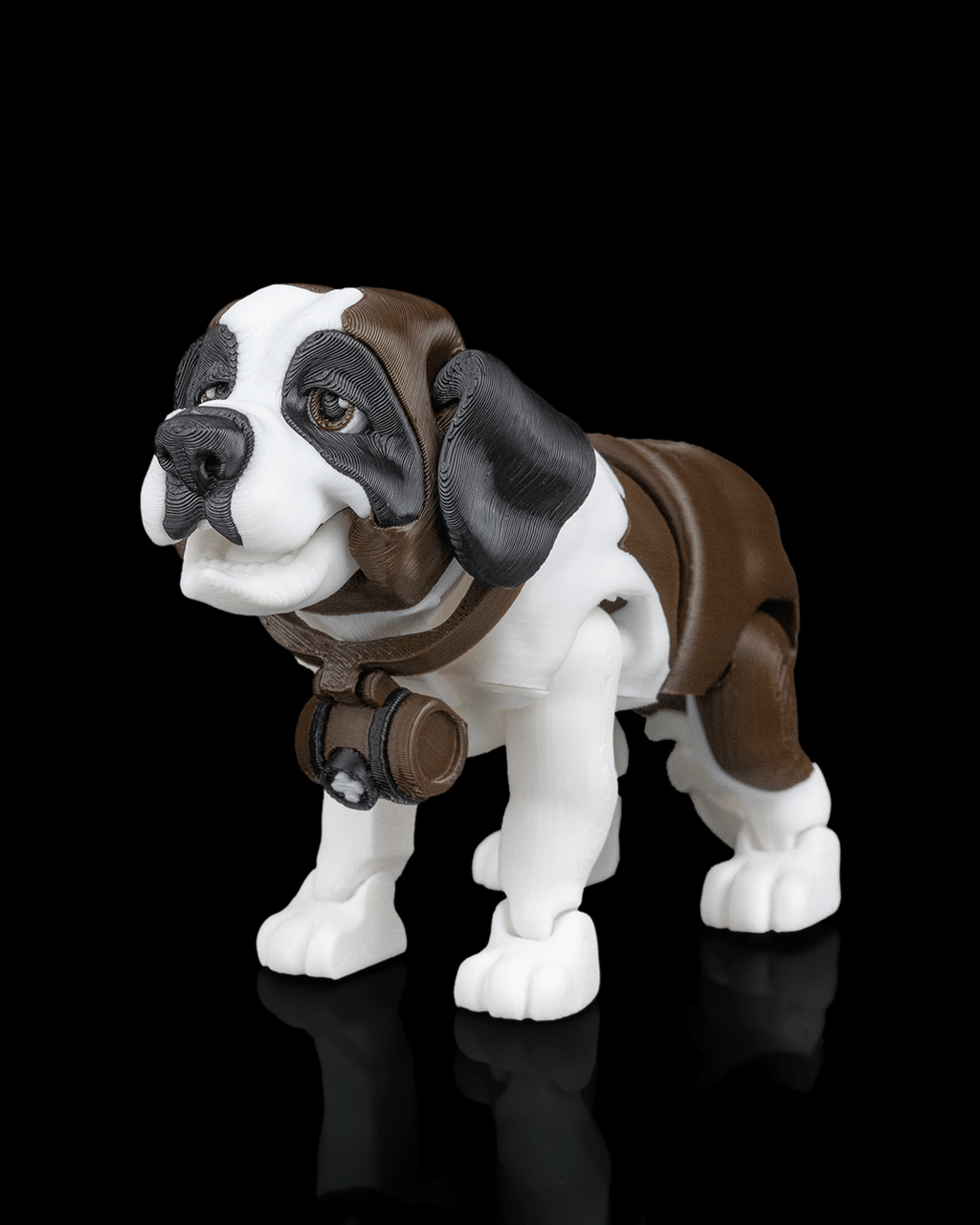 Bernie the St. Bernard – Articulated 3D Printed Display Figure