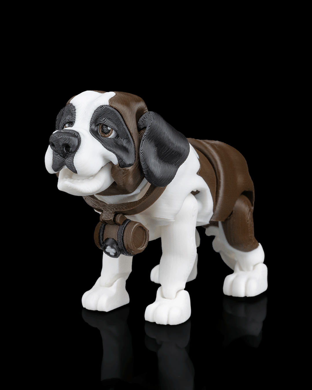 Bernie the St. Bernard – Articulated 3D Printed Display Figure
