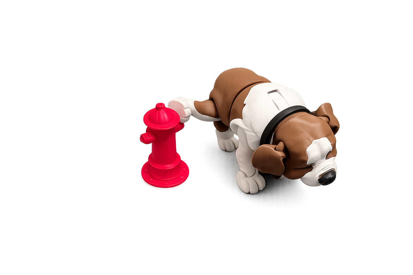 Custom Dog Figurine with Doghouse & Fire Hydrant – Multiple Breeds Available