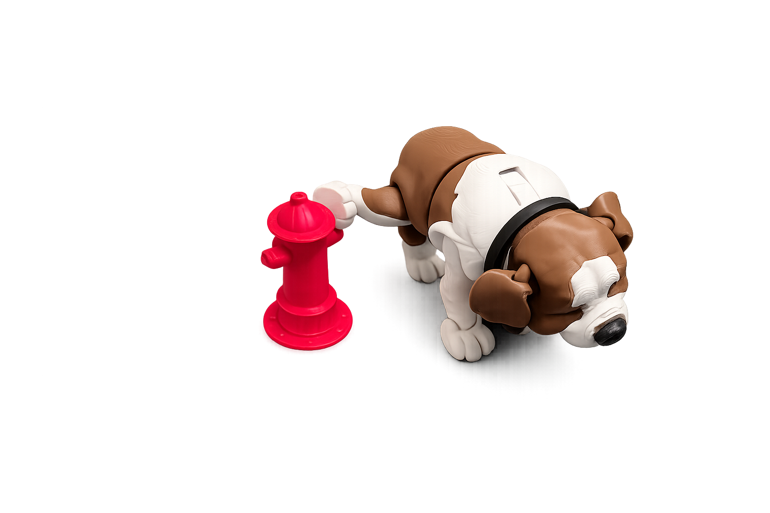 Custom Dog Figurine with Doghouse & Fire Hydrant – Multiple Breeds Available