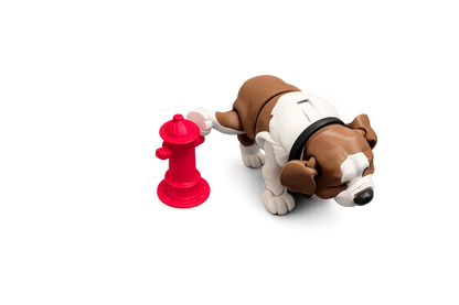 Custom Dog Figurine with Doghouse & Fire Hydrant – Multiple Breeds Available