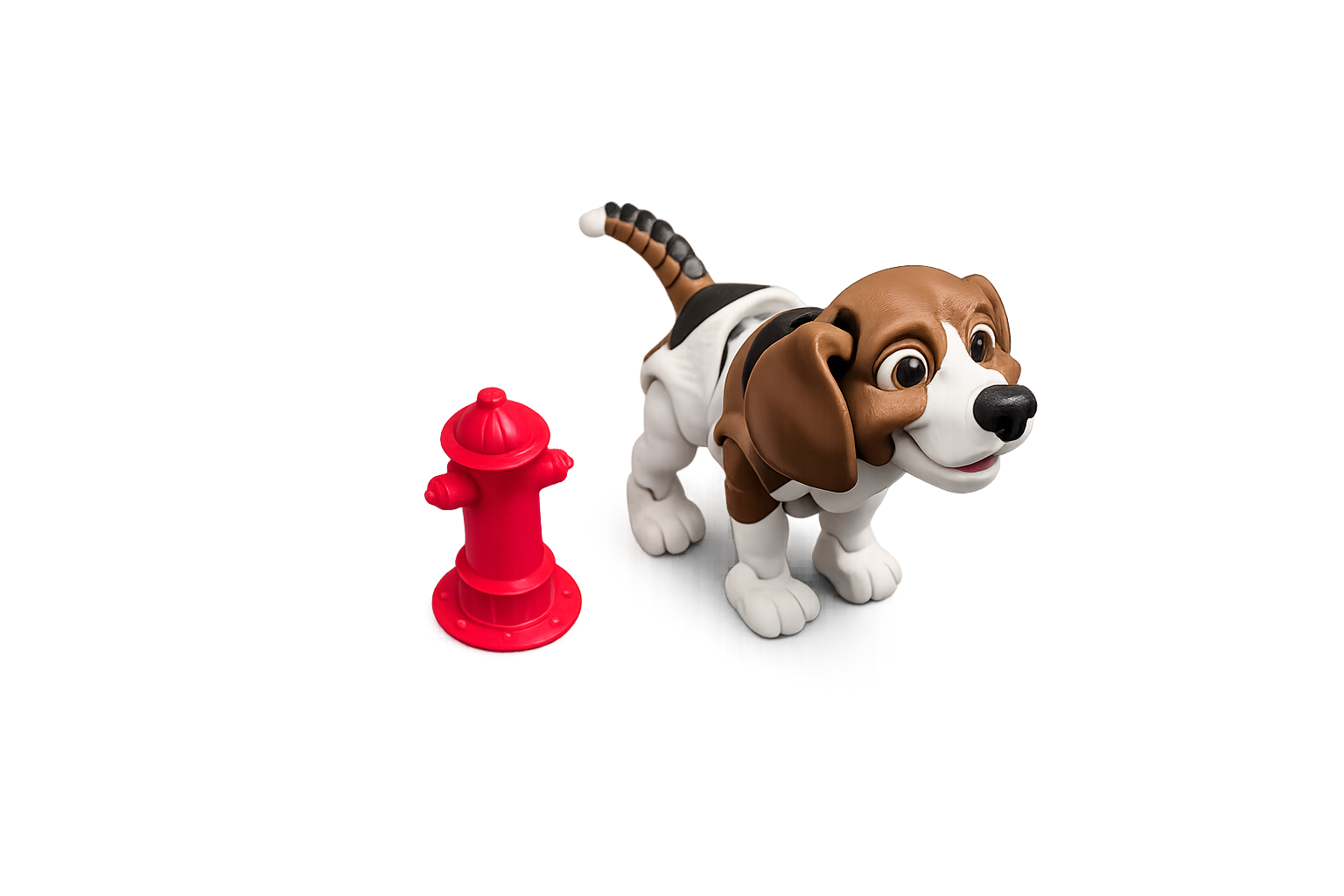 Custom Dog Figurine with Doghouse & Fire Hydrant – Multiple Breeds Available