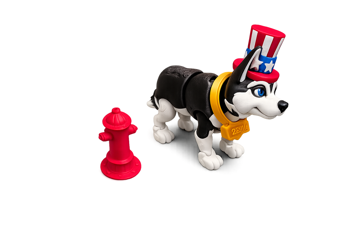 Custom Dog Figurine with Doghouse & Fire Hydrant – Multiple Breeds Available