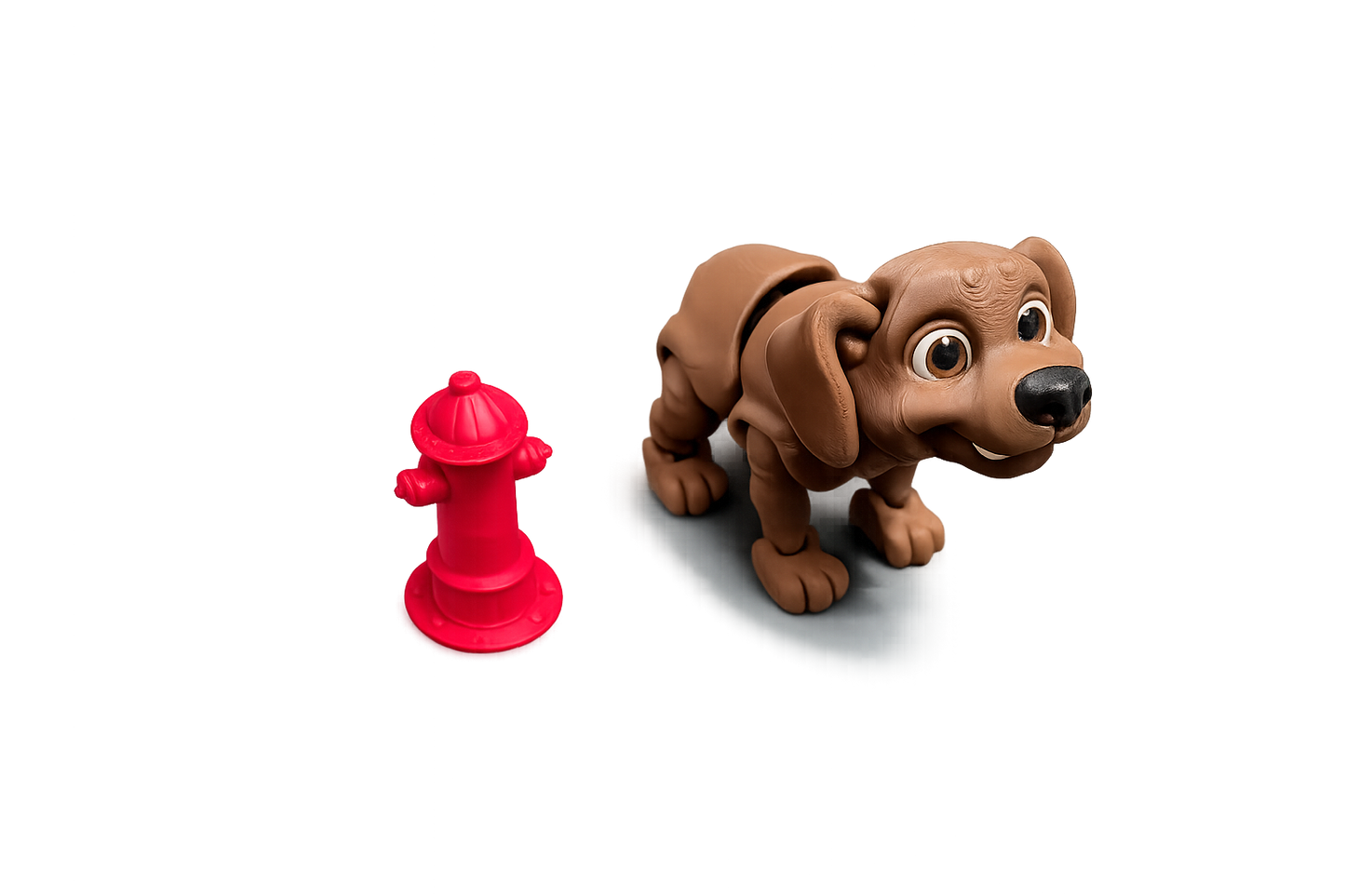 Custom Dog Figurine with Doghouse & Fire Hydrant – Multiple Breeds Available