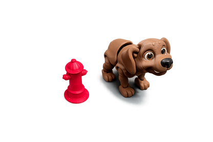 Custom Dog Figurine with Doghouse & Fire Hydrant – Multiple Breeds Available